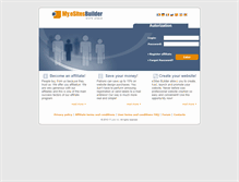 Tablet Screenshot of my.esitesbuilder.com